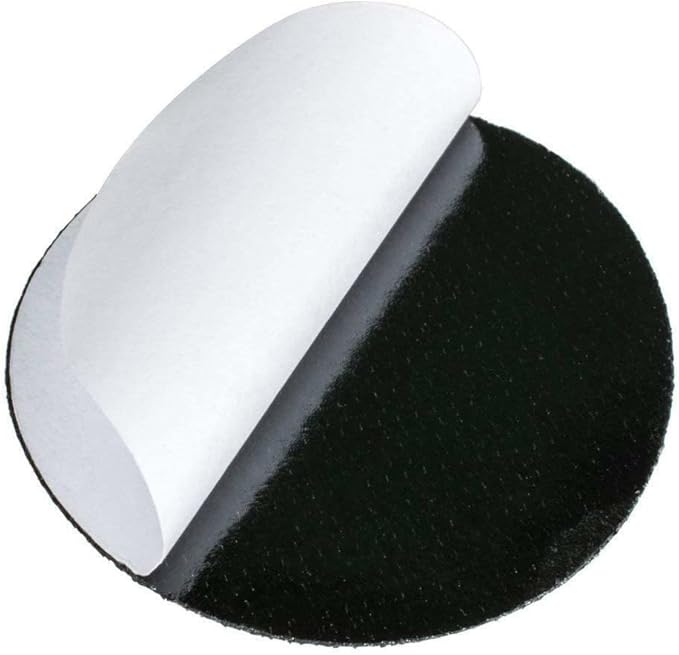 US 20-40 Pack Black Round Self Adhesive Tape Double Sided Sticky Carpet Gripper (2.36 Inch, 40)