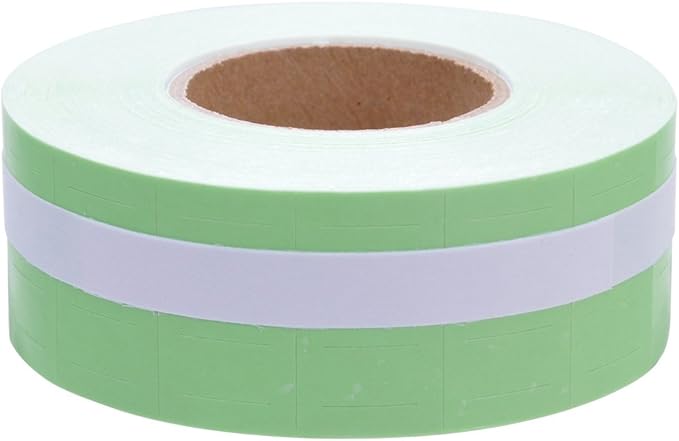 Pastel Green Labels to fit Towa® GS Series/Halmark/Century Price Guns 16 Pack (Free Ink roll Included)