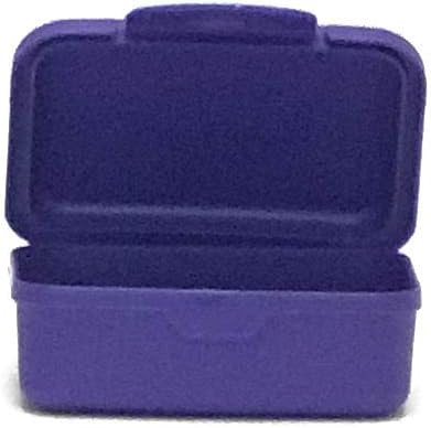 Mintra Home Utility Boxes - 150ml PURPLE - 6 Pack - (3.74inW x 2.83inD x 1.49inH) - great utility box, storage box for crafts and other small items