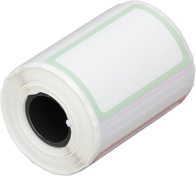 Self Adhesive Price Label, 150 Sheets Roll Self Adhesive Price Label for Thermal Printers, Indoor & Outdoor Use, Address Labels, (#1)