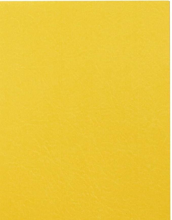 Staples 10% Recycled Smooth 2‑Pocket Paper Presentation Folders with Fasteners, Letter Size Project Folders for Office & School, Yellow, 10‑Pack