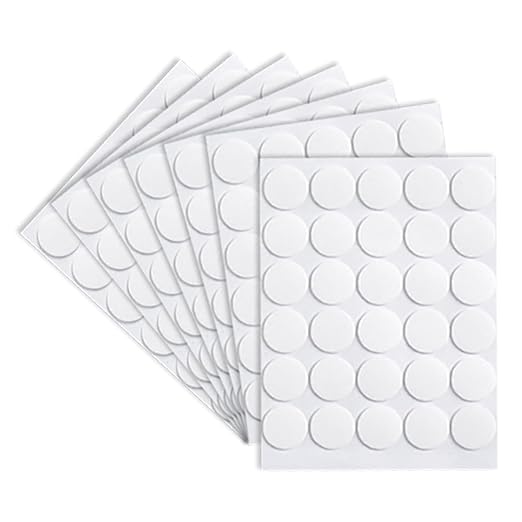 TEHAUX 14sheets Removable Double Sided Tape Stickers Material Easy Peel and Stick for Wall Decor Office Home