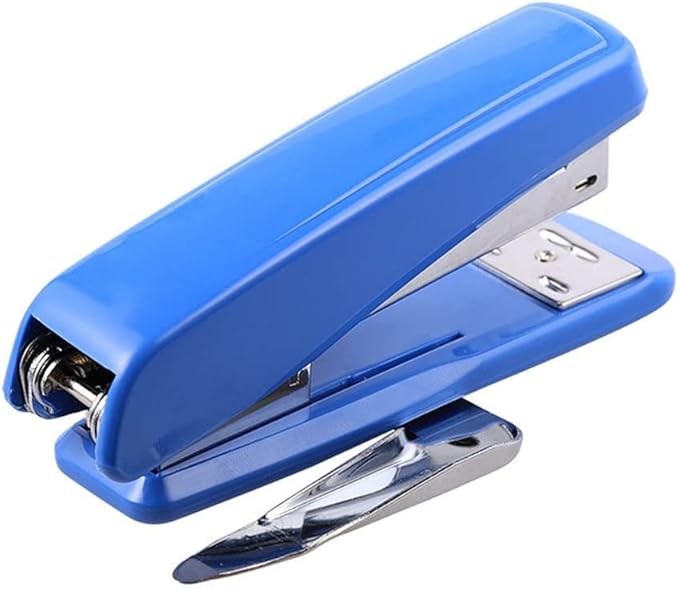 Desk Stapler Staplers for Desk B8 Stapler 20-Page Capacity Office Documents Finishing and Binding Essentials Office Tools School Supplies (Color : Blue)