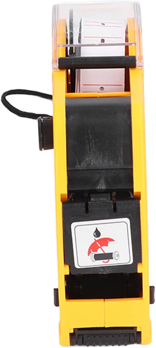Manual Pricing Gun Kit with 8 Digit Red Labeler, Spare Ink and Yellow Price Marker Labels