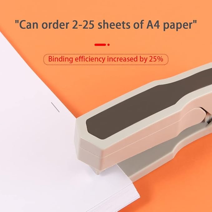 Rotary Stapler Portable School Stationery Desktop 25 Sheet Binding Supplies Bookbinding Machine Book Sewer Easy Operate Stapling