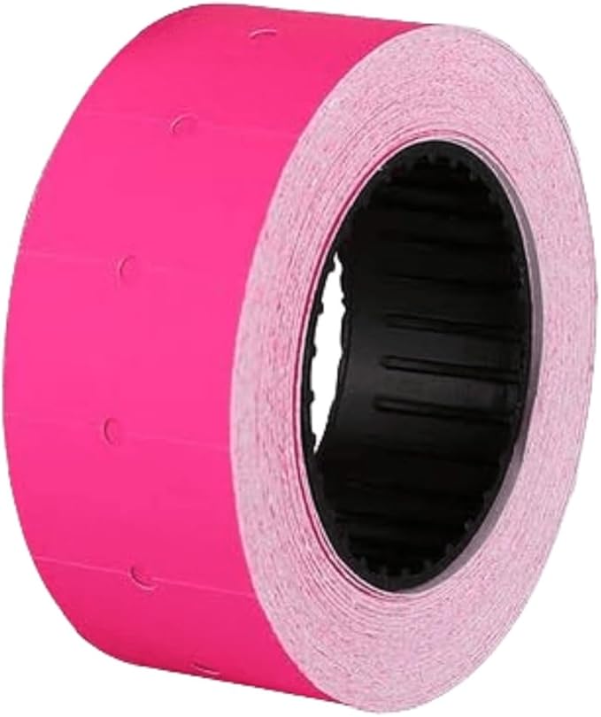 10 Rolls Labels Paper Suitable for MX-6600, MX-6602, YH-689 Price tag 2-line Marking Gun Pricemarker Labels (Without Gun ）