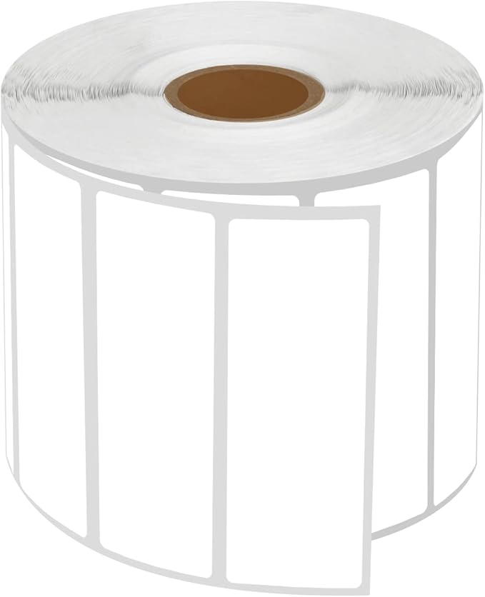 NineLeaf 3 Roll (1500 Labels) Compatible for Brother RD-S04U1 RDS04U1 76mm 3'' x 1'' File Folder White Paper Labels for RJ-3050 RJ-3150 RJ-3250WB RJ-4030 RJ-4040 TD-4000 TD-4410D TD-4550DNWB