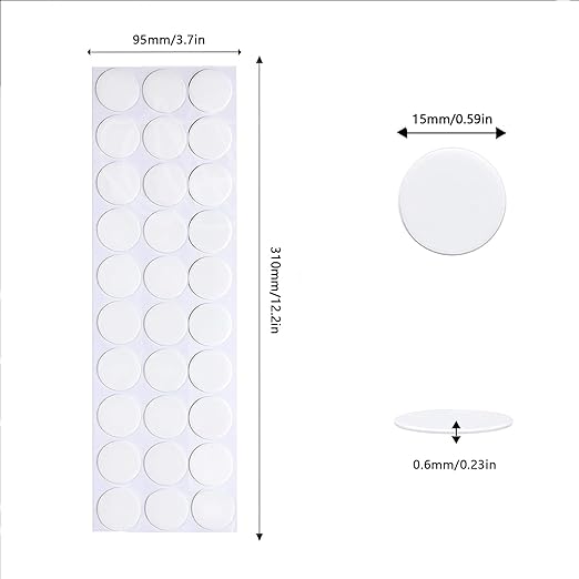 Adhesive Stick dots Two-Sided Sided Mounting Putty Stick Tack for Wall Hanging Crafts Balloons Festival Party Decorations,Clean Removable(0.59"*0.59"-700)