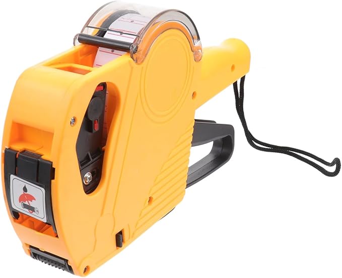ULTECHNOVO Price Label Maker for Home Office Small Business Lightweight Pricemarker with Easy Price Adjustments Yellow Adhesive Stickers for Retail Organization