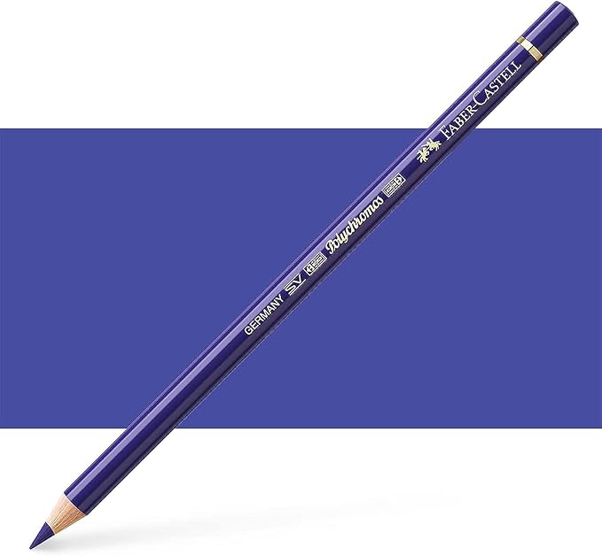 Faber-Castell Polychromos Artists' Single Pencil - Colour 141 Delft Blue