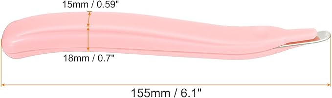 PATIKIL Staple Remover, Magnetic Staple Puller Desktop Removal Tool Cutting Tool for Office Home, Pink