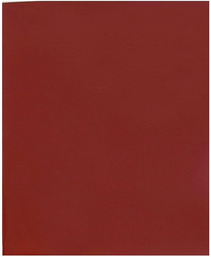 JAM PAPER Laminated Two Pocket Glossy Folders - Maroon Red - 3/Pack