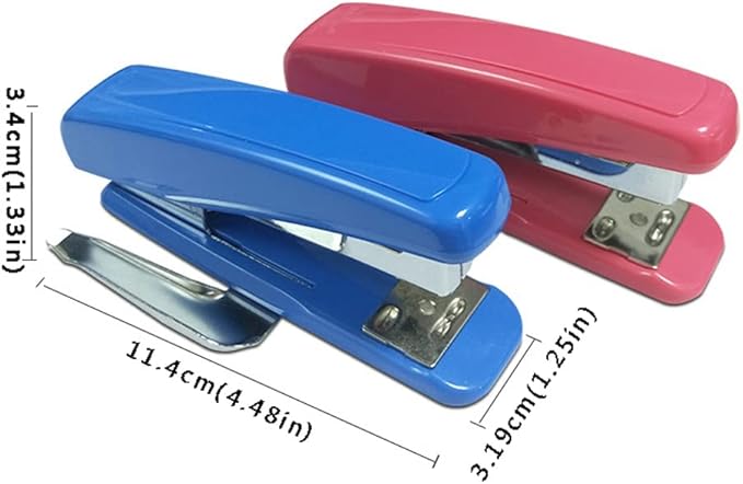 KUYWLMKMZZ Desk Stapler Medium-Sized Stapler Labor-Saving B8 Model Stapler Economical Business Stapler Suitable for School Office and School Supplies School Supplies (Color : C)