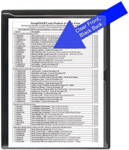 StoreSMART - Paperwork Organizers - 10-Pack - Black Plastic Back, Clear Plastic Front - Heavy Duty - PF8511PQK-10