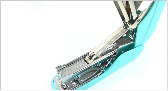 KUYWLMKMZZ Desk Stapler Mini Stapler Desktop Stapler 20-Page Capacity Stabler Document Binding Desktop Office Student Supplies Staplers for Desk School Supplies (Color : C)