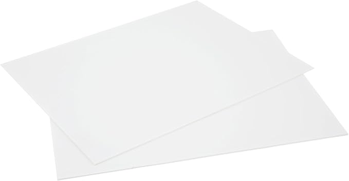 T-SIGN Corrugated Plastic Sheets Coroplast Sign Blank Board, 24 x36 Inches 3/16 Inches Thick for A-Frame Replacement Poster Sheets, White Blanks Sign (Pack of 2)