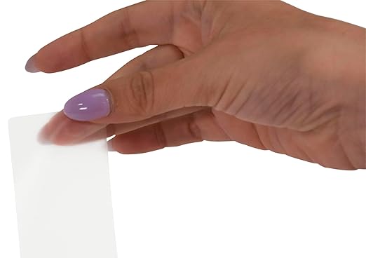KAPCO - LP008 Kapco Vinyl Label Protectors, Round, 1-1/2 x 2 Inches, Clear, Pack of 500 - 1371578