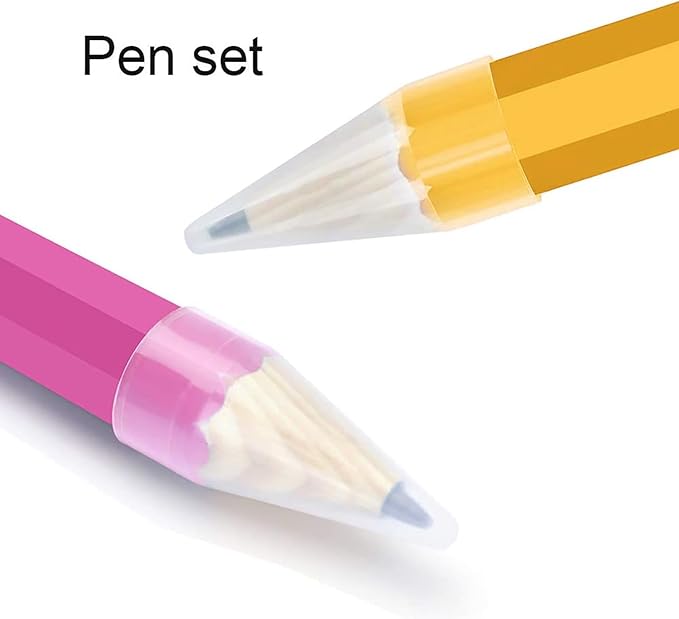 BUSHIBU Giant Pencil, 14 Inch Big Jumbo Pencils, Funny Oversized Huge Comically Large Pencil with Cap for Prop/Gifts/Decor(Yellow)
