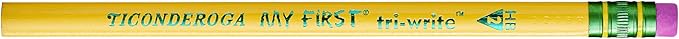 Ticonderoga My First Tri-Write Wood-Cased Pencils (36 Count) Wood-Cased Pencils (96 Count)