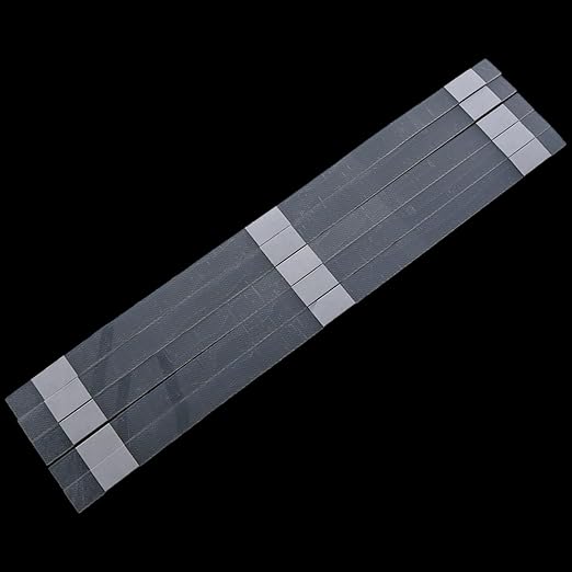 heyous 20PCS 3 Point Positioning Design 12mm Resin Hot Melt Binding Adhesive Strip 86-100 Sheet Capacity Suitable for Albums Images Files Book Repair