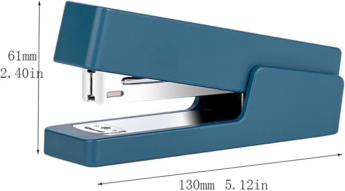 KUYWLMKMZZ Desk Stapler Desktop Stapler for Home Office Supplies Classroom Or Desktop Accessories 20-Sheet Capacity Portable and Durable Office Stapler School Supplies (Color : A)