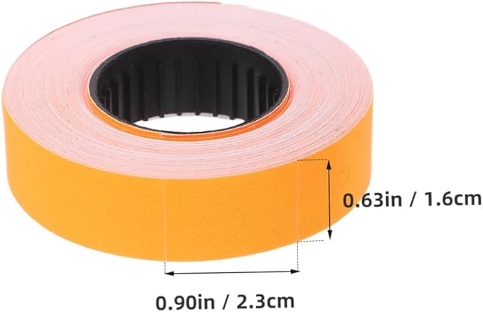 TEHAUX 10rolls Special Paper for Pricemarker Labels Price Tag Sticker Paper Compatible Supermarket Pricing Labels Easy to Apply Stickers