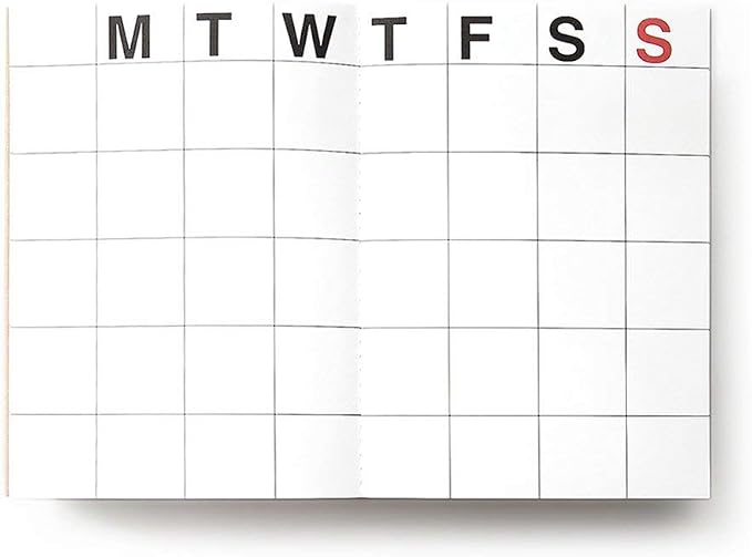 JSTORY Medium Monthly Planner Lays Flat Undated Year Round Flexible Cover Goal/Time Organizer Thick Paper Eco Friendly Customizable Stitch Bound A5 16 Months 150 GSM 18 Sheets Pink