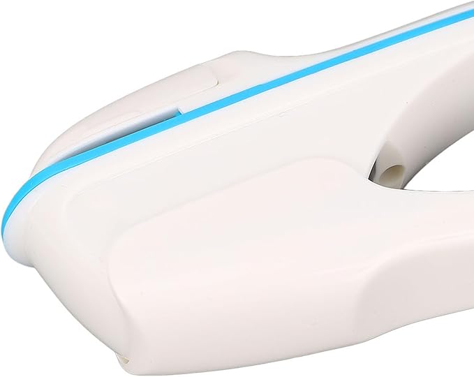 Zunate Stapleless Stapler for Home, School, and Office Use, Portable No Staple Binder with 8-Sheet A4 Paper Capacity, Compact ABS Design, White