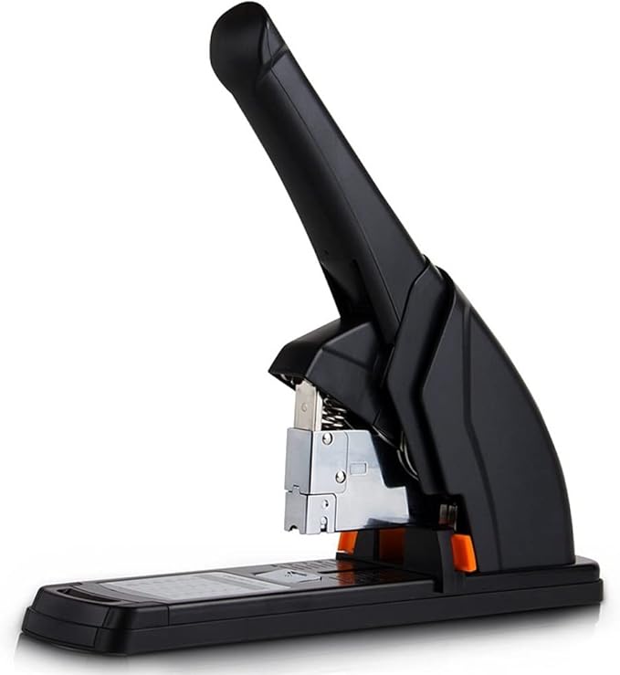 KUYWLMKMZZ Desk Stapler Heavy Duty Stapler Office Labor-Saving Stapler Suitable for Learning and Office Document Binding Practical Office Supplies Black School Supplies (Color : A)