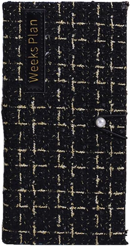 Undated Pocket Weekly Planner Schedule Organizer Agenda Year Month Week Plan A6 Notebooks (A6 undated planner Black)