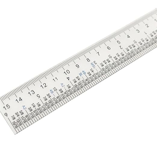 Clear Acrylic T-Square Ruler, Drafting T Square, Drafting Tools, T Ruler Transparent Crafting and Drafting Graduated Inch Metric Measuring Scale Rule Drafting Tools and Kits
