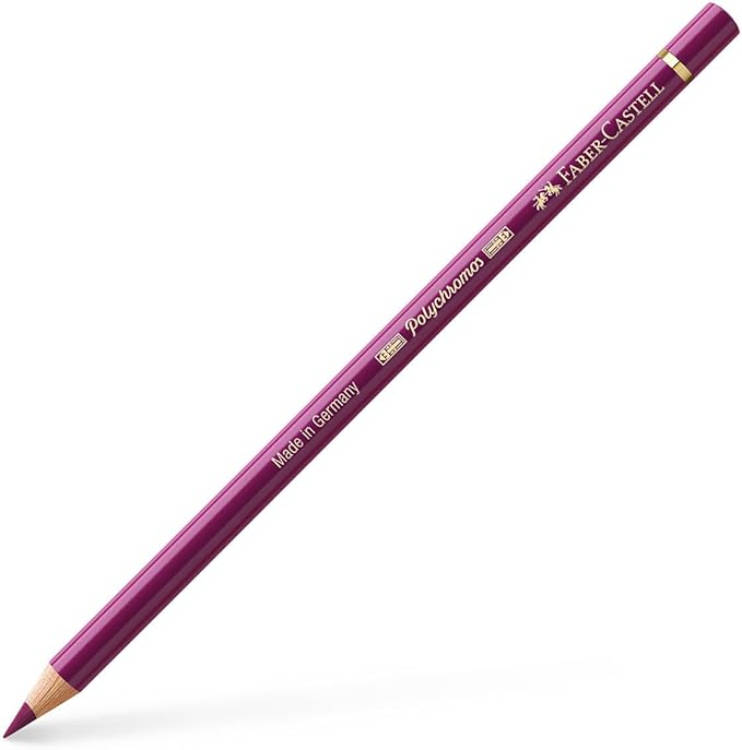 Faber-Castell Polychromos Artists' Single Pencil - Colour 133 Magenta