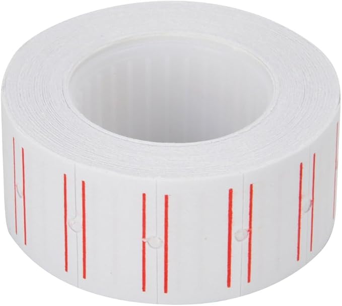 MFLABEL 150 Rolls 90000pcs White Price Gun Labels for Mx-5500