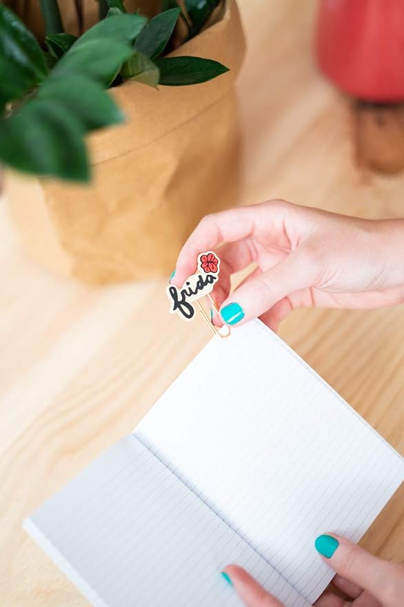 Frida Kahlo Paper Clip Set - Book Mark, Office Supplies, Frida Kahlo Gift, Paper Clip For Office , School