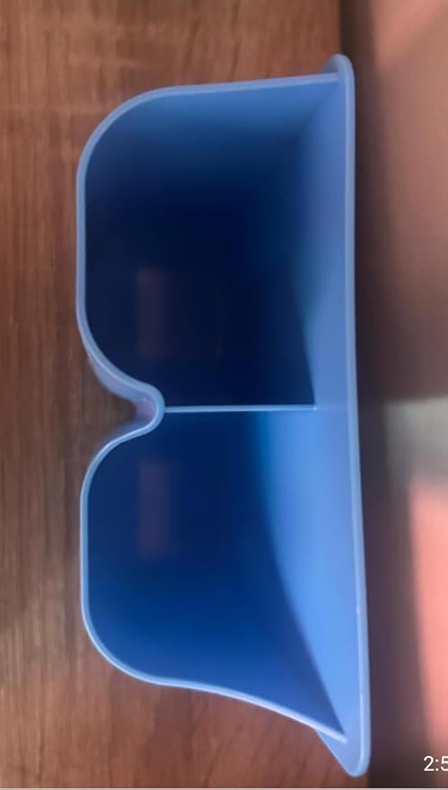 2 Magnetic Locker Box Pocket, Blue and Purple, Plastic Storage Organizer, school supplies back to school office usePack