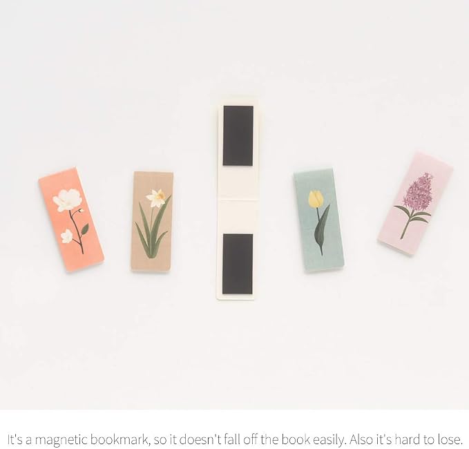 Monolike Magnetic Bookmarks The Flower Ver.2, Set of 5