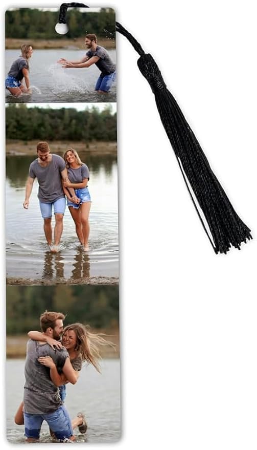 Custom Bookmark with Personalized Photo/Image/Text in Packs for All Other Occasions (Metal, Pack of 12)