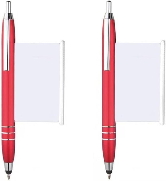 2Pcs Red Pen With Cheat Sheet,Retractable Paper Ball Point Pens, Writing and Correction Supplies, For School Office Color Ballpoint Pens with Paper Scroll Inside
