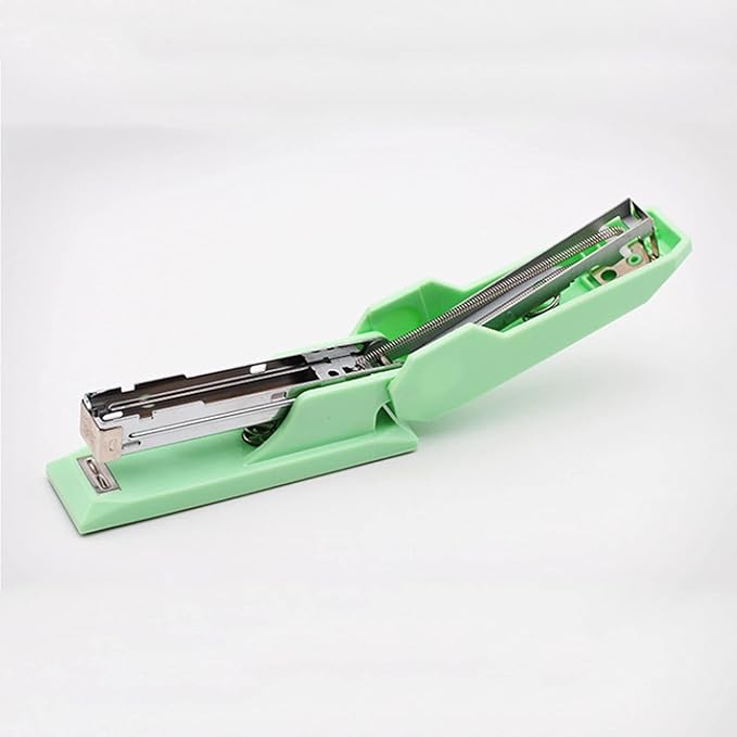 Stapler Office Stapler Desktop Stapler School Classroom or Desktop Accessories Staples up to 20 Sheets Mint Green White Office Stapler (Color : Light Green)