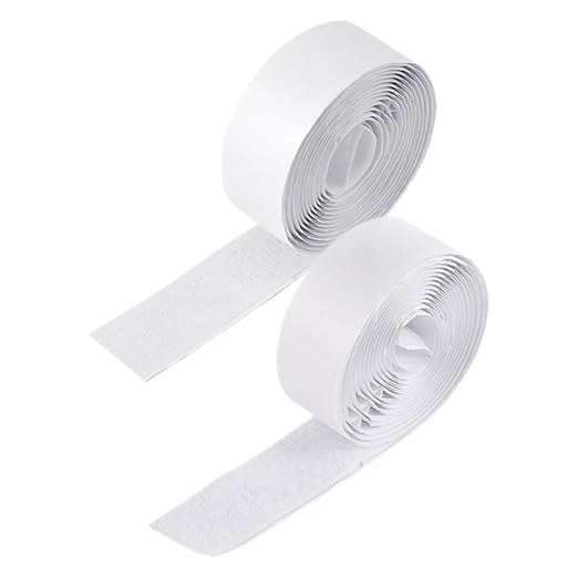 2rolls Hook and Fasteners for Guitar Effects Pedals Heavy Duty Sticky Tape for Secure Mounting Versatile and for Musicians