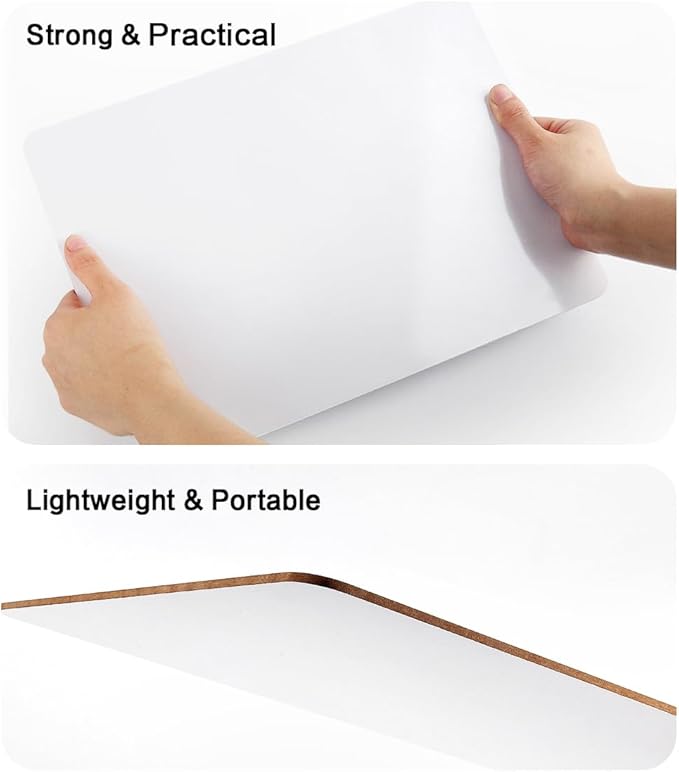 Dry Erase Lapboards, HERKKA 32 Pack Double Sided Dry Erase Lap Boards 9 x 12.5 Inch Small Dry Erase Boards for Students Classroom Teacher Supplies