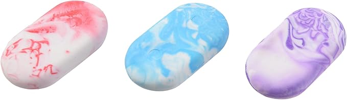 6PCS Cute Marble Erasers for Kids Bulk,Oval Fun for Classroom Back to School Party Gift (Marble Oval Erasers(6), Large)