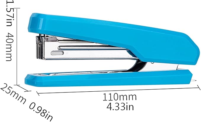 Liudan Stapler Stapler Set Office Stapler Staples Paper Stapling in 15 Sheets Paper School Supplies Office Accessories Office Stapler (Color : B)