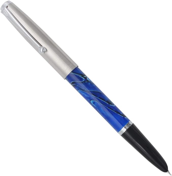 Gullor Jinhao 51A Stainless Steel Cap Transparent Pen Pen Set Stationery School Office Supplies Stationery Gifts, EF Nib.