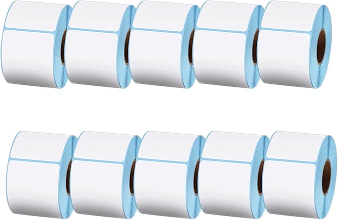 Direct Thermal Label Stickers, Width 50Mm Height 20-80Mm Self Adhesive Label Sticker Address Labels for Labelling Envelopes,50×70mm×400
