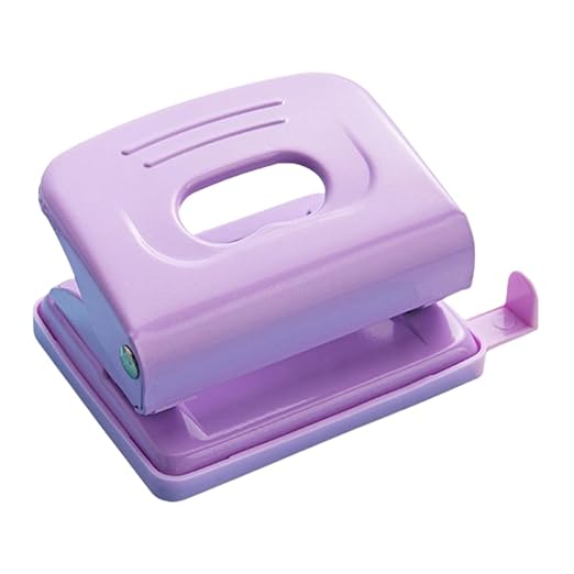 2 Hole Paper Punch,Metal Hole Puncher,Double Hole Puncher with Alignment Guide,Adjustable Hole Punch,Mini Stapler Stapler for Office Home