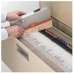 Smead File Folder, Reinforced Straight-Cut Tab, Letter Size, Gray, 100 per Box (12310)