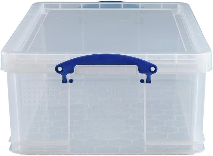 Really Useful Clear 50L Plastic Storage Box 710x440x230mm KING50C