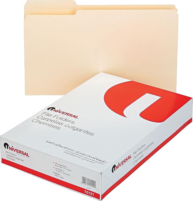 UNV15121 - Universal File Folders