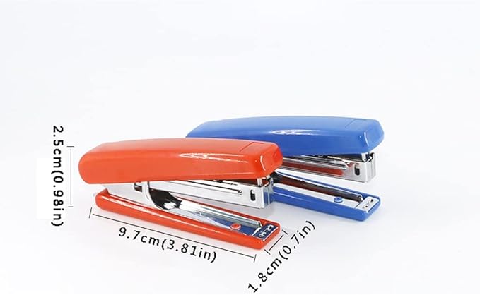Desk Stapler Stapler Document Binding Stabler Desktop Stapler Labor-Saving Office Student Supplies 25 Pages Capacity 4 Colors for Choice School Supplies (Color : D)